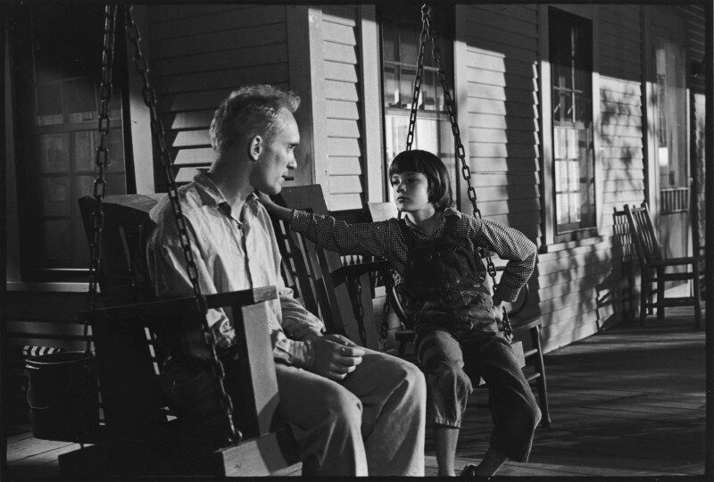 Mary Badham and Robert Duvall in "To Kill a Mockingbird"