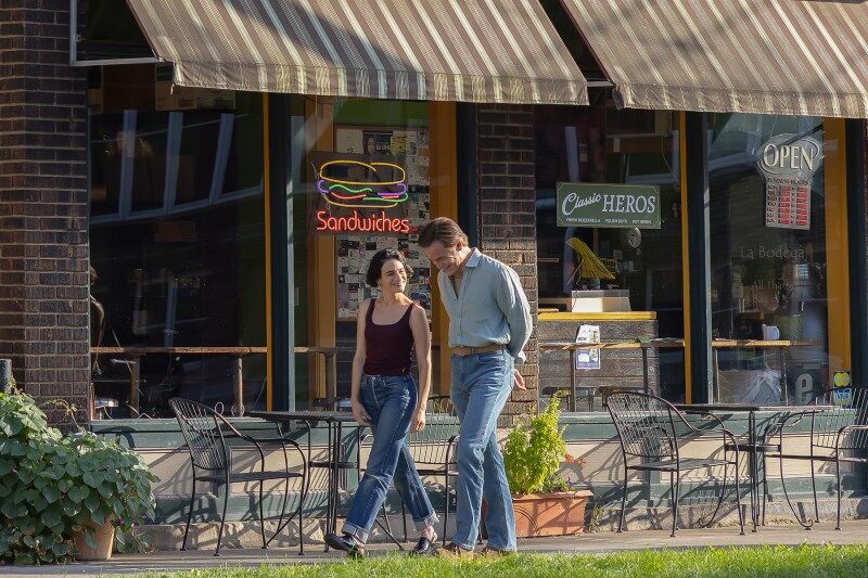 Jenny Slate and Chris Pine appear in Carousel by Rachel Lambert, an official selection of the 2026 Sundance Film Festival. Courtesy of Sundance Institute.