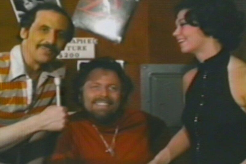 Al Goldstein, Alex Bennett and Georgina Spelvin appear in Public Access by David Shadrack Smith, an official selection of the 2026 Sundance Film Festival. Courtesy of Sundance Institute | photo by Midnight Blue.