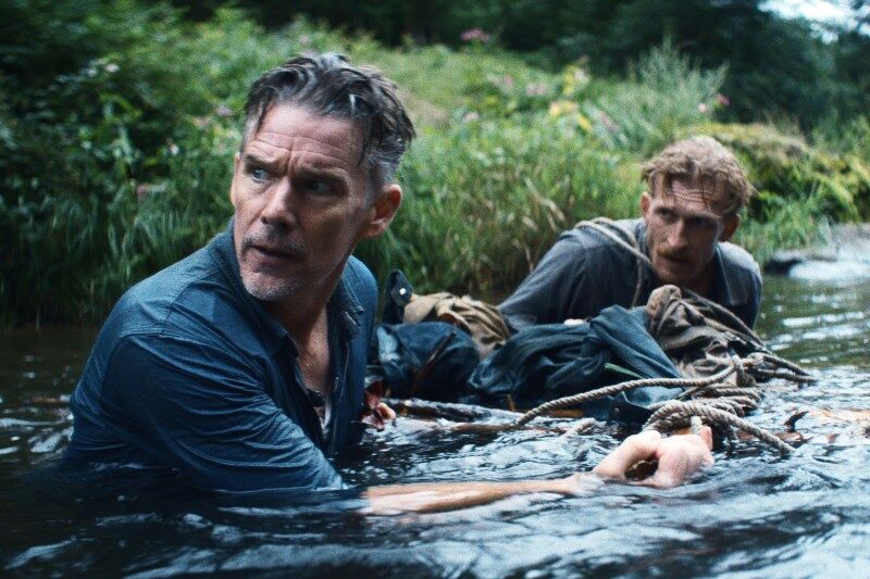 Ethan Hawke and Austin Amelio appear in The Weight by Padraic McKinley, an official selection of the 2026 Sundance Film Festival. Courtesy of Sundance Institute | photo by Matteo Cocco