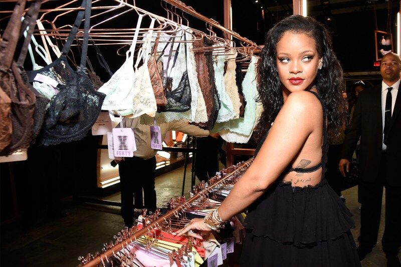 NEW YORK, NY - MAY 10:  Rihanna launches global lingerie brand, Savage X Fenty at Villain on May 10, 2018 in New York City.  (Photo by Kevin Mazur/Getty Images for Savage X Fenty)